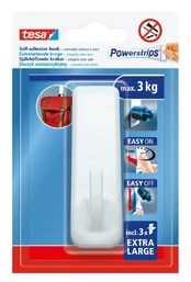 Kabliukas Tesa Powerstrips 58620 9.4cm x 3cm kaina