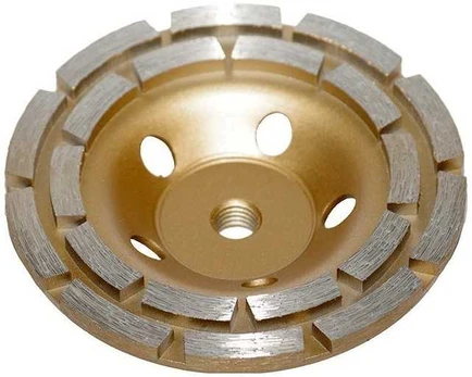 Deimant.puodo tipo šlifavimo diskas betonui 22.2x125 mm 2 eil.