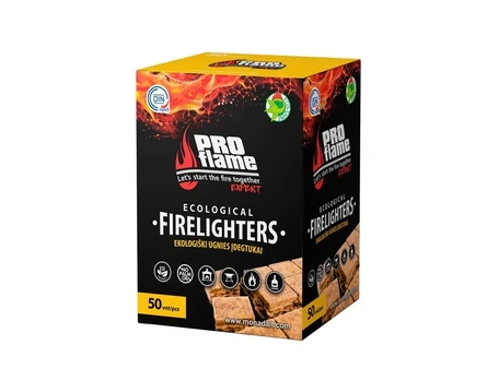 Uždegiklis Pro Flame Expert Firelighters, 13 cm x 8 cm x 33 cm