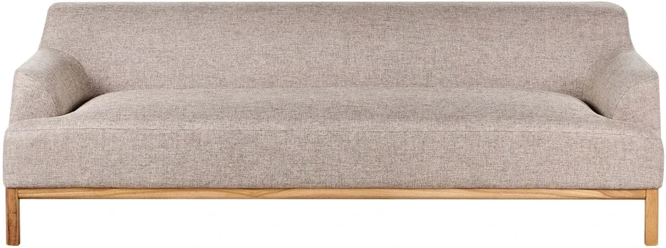 Beliani Trivietė sofa SOSJO šviesiai ruda