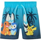 NAME IT Plaukimo šortai Ccoy Pokemon 13239656 Mėlyna Regular Fit