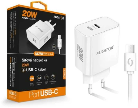 Aligator Rychlá nabíječka PD 20W USB-C