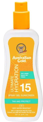 Australian Gold SUNSCREEN SPF15 spray gel 237 ml