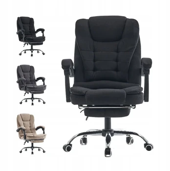 Biuro kėdė, ergonomiška sukama kėdė, juoda