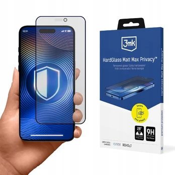 3mk HardGlass Matt Max Privacy pro Apple Iphone 17 Pro