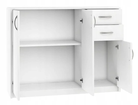 Komoda spintelė, 110 cm, balta