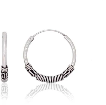 Sidabriniai auskarai –žiedai - 2.4 g. - 20 mm.
