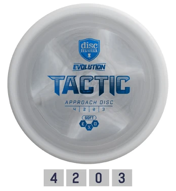 Diskgolfo diskas DISCMANIA Putter SOFT EXO TACTIC Evolution