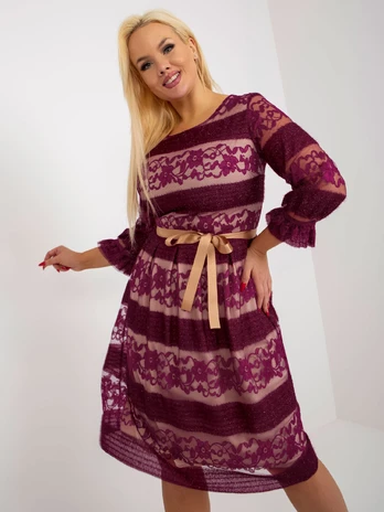 Suknelė-LK-SK-507356.01-violetinė
