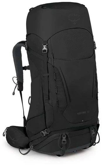 Turistinė kuprinė Osprey Kestrel 58 L/XL, juoda, 58 l