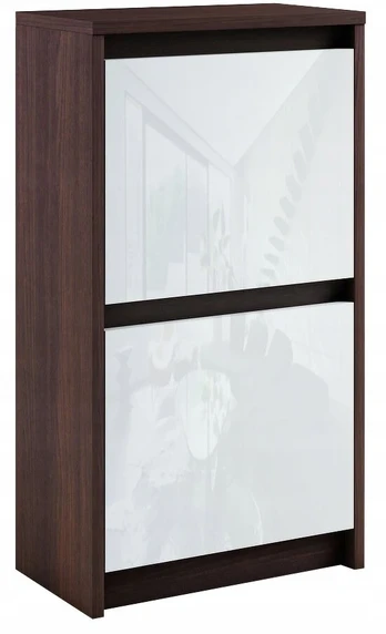 Meble-4k batų spintelė 070-050 b2k - wenge / blizgi