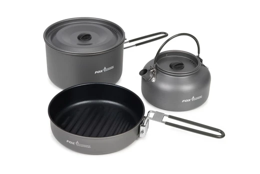 Turistinių indų rinkinys Fox Cookware 3 dalių Cook
