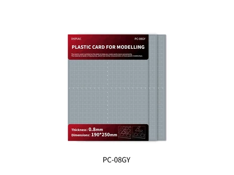 DSPIAE - PC-08GY Plastic Card For Modelling (0,8mm plastiko lapai 3 vnt.), DS56735