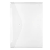 Herlitz Dokumententasche A4 PP transparent farblos Druckknop kaina
