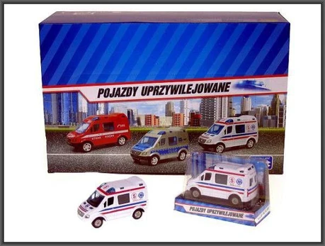 Automobilis Avarinis metalinis VAN HIPO HKG071