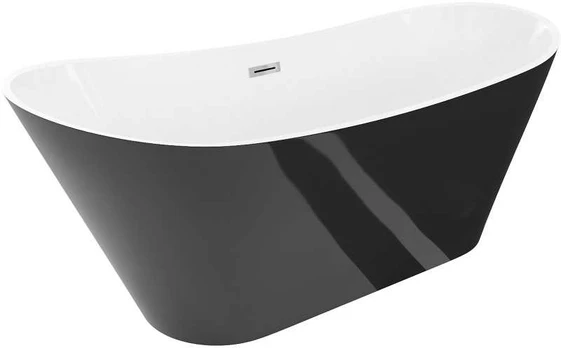 Vonia Mexen Dora, 170 x 75 cm, Baltas/Juodas + Chrome persipylimas