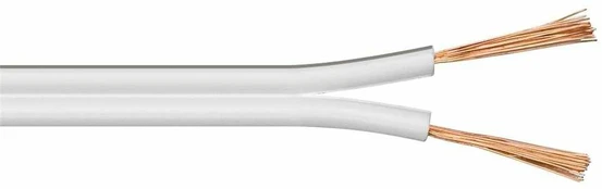 MicroConnect baltas cable diameter 2 x 2,5