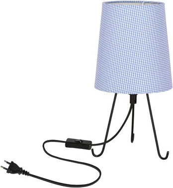 Blue Smally table Lempa juodas 1x40 E14 lampshade parilla mėlynas