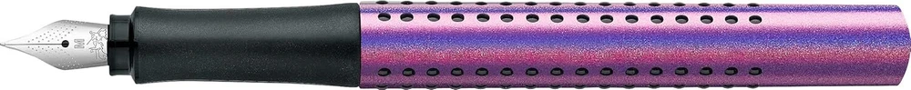 Faber-castell Grip Edition Glam 140840 plunksnakotis, plunksnos plotis M, violetinė, 1 vnt.