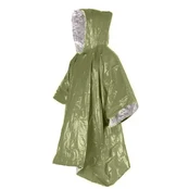 Apsiaustas nuo lietaus Essential Survival Rain Žalias kaina