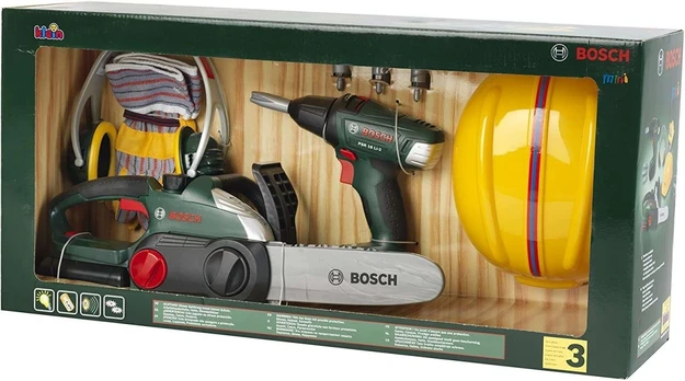 Sodo žaislas Klein Bosch Construction Worker Set, įvairių spalvų