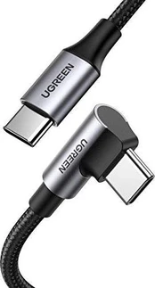 UGREEN US334 USB-C - USB-C kampinis laidas 5A PD 100W 2m