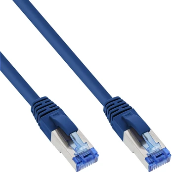 InLine tinklo kabelis Patch Cat.6A, S/FTP (PiMf), 500MHz, mėlynas, 5m, 25 vnt. (B-76805B)