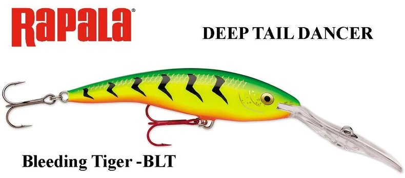 Vobleris Rapala Deep Tail Dancer BLT Bleeding Tiger 7 cm