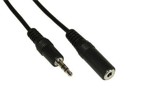 Kabelis InLine Jack 3.5mm - Jack 3.5mm 1m juoda (99934)