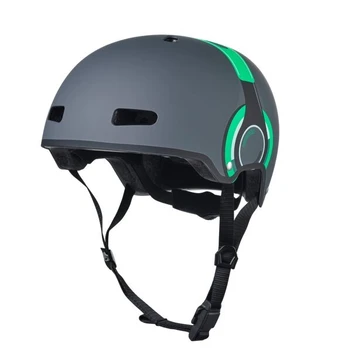 Šalmas Micro Headphone Green, pilkas/žalias