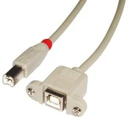 Kabelis USB Lindy USB-B - USB-B 1 m Balta (31801)