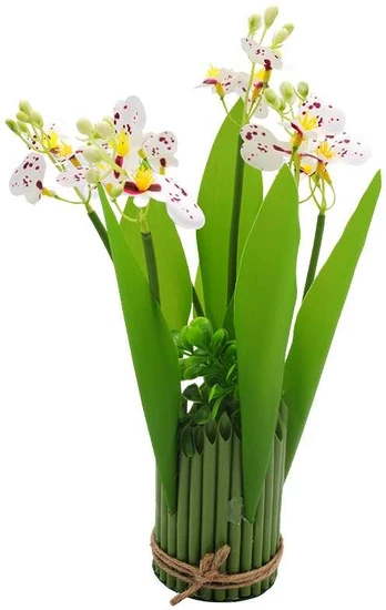 Dirbtinė orchidėjų puokštė, 32 cm
