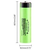 baterijos celė 18650, 3400 mAh 3.7V
