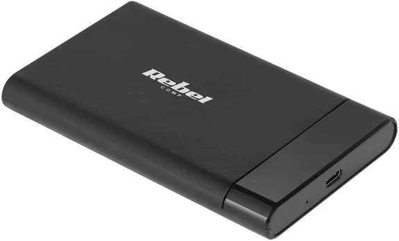 2.5 colio SATA USB C 3.1 Rebel aliuminio disko korpusas