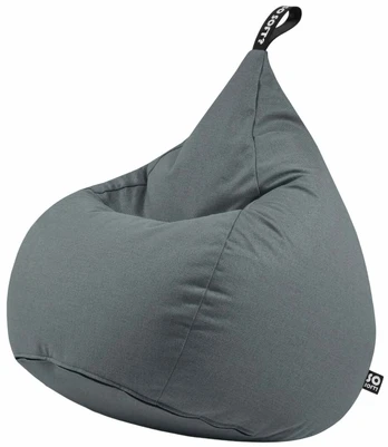 Sėdmaišis SoSoft Drop M Scandi, tamsiai pilka, 100 l