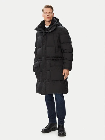 BOSS Žieminė striukė Ogengar 50565555 Juoda Regular Fit