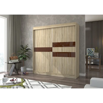 Sliding wardrobe with lacobel BATIA 200