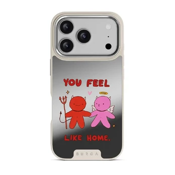 Like Home - iPhone 17 Pro Case, Elite Mirror Light (MagSafe) / Silver
