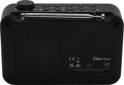 Radio Pure Pure Elan One2 juodas