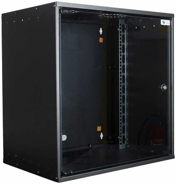 Lanview 19" 12U W=535mm D=400mm WALLMOUNT UNMOUNTED Juodas