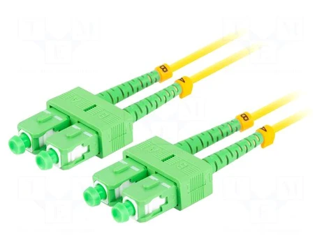 Fiber patch cord | SC/APC,both sides | 2m | Optical fiber: 9/125um