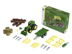 John Deere tractor for turning with 2 trailers kaina