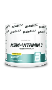 Maisto papildas BioTech USA MSM+Vitamin C, 150 g