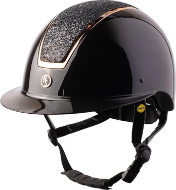 Hansbo Sport - Riding Helmet MIPS Vision Golden Chrome - S