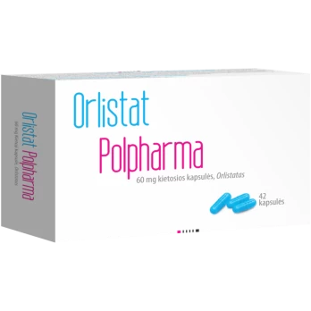 ORLISTAT POLPHARMA 60 mg kietosios kapsulės N42