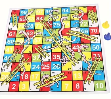 Stalo žaidimas Snakes and Ladders, EN