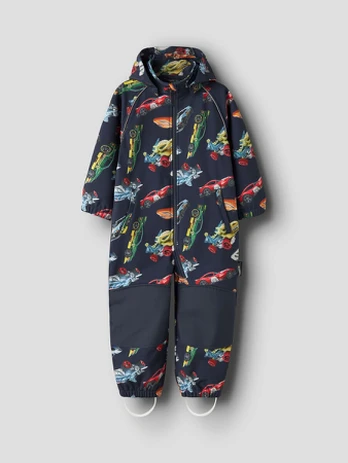 NAME IT Softshell kombinezonas "Lenktynės" (Tamsiai mėlynas) - 92