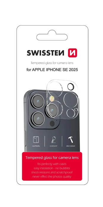 Swissten Temepered Glass for Camera Lens Apple iPhone 16e