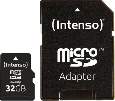 Intenso MEMORY MICRO SDHC 32GB C10/W/ADAPTER 3413480 INTENSO