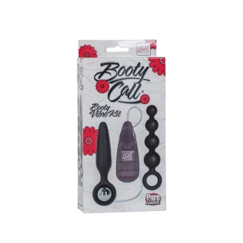 Analinis rinkinys Booty vibro kit - Juodas